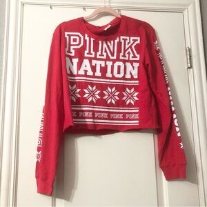PINK victoria’s secret long sleeve tee